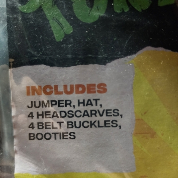 NWT Teenage Mutant Ninja Turtle 4 in 1 Halloween Costume Cosplay Baby Infant New - Picture 4 of 5